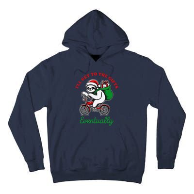 ILl Get To The Gifts Eventually Funny Christmas Animals Tall Hoodie