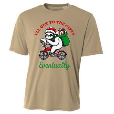 ILl Get To The Gifts Eventually Funny Christmas Animals Cooling Performance Crew T-Shirt