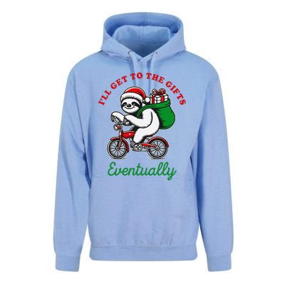 ILl Get To The Gifts Eventually Funny Christmas Animals Unisex Surf Hoodie