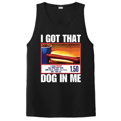 I Got That Dog In Me Funny Hotdogs PosiCharge Competitor Tank