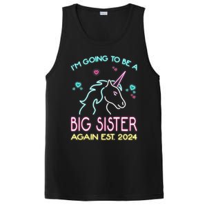 I'm Going To Be A Big Sister Again Est 2024 Unicorn PosiCharge Competitor Tank