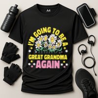 IM Going To Be A Great Grandma Again Cooling Performance Crew T-Shirt