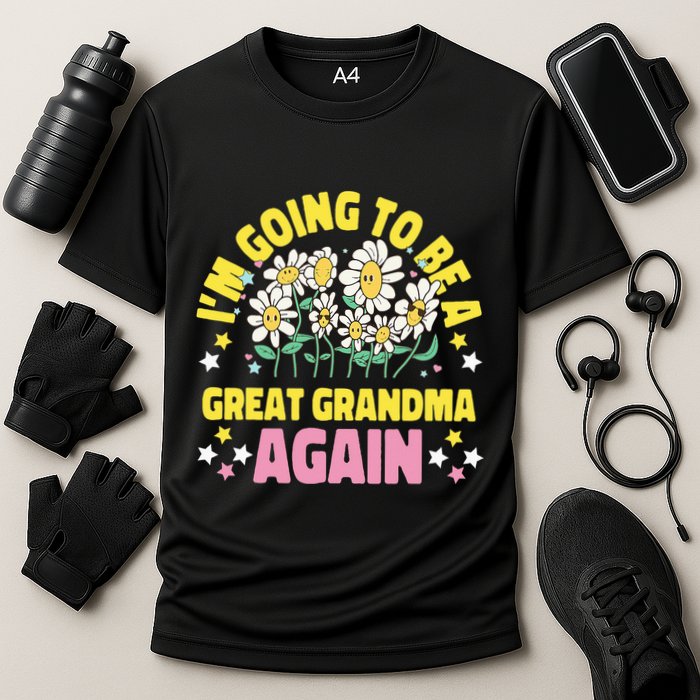 IM Going To Be A Great Grandma Again Cooling Performance Crew T-Shirt