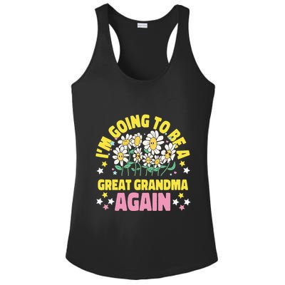 IM Going To Be A Great Grandma Again Ladies PosiCharge Competitor Racerback Tank