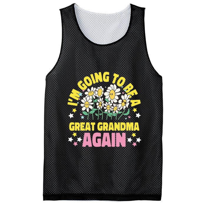 IM Going To Be A Great Grandma Again Mesh Reversible Basketball Jersey Tank