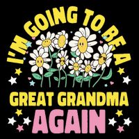 IM Going To Be A Great Grandma Again Mesh Reversible Basketball Jersey Tank