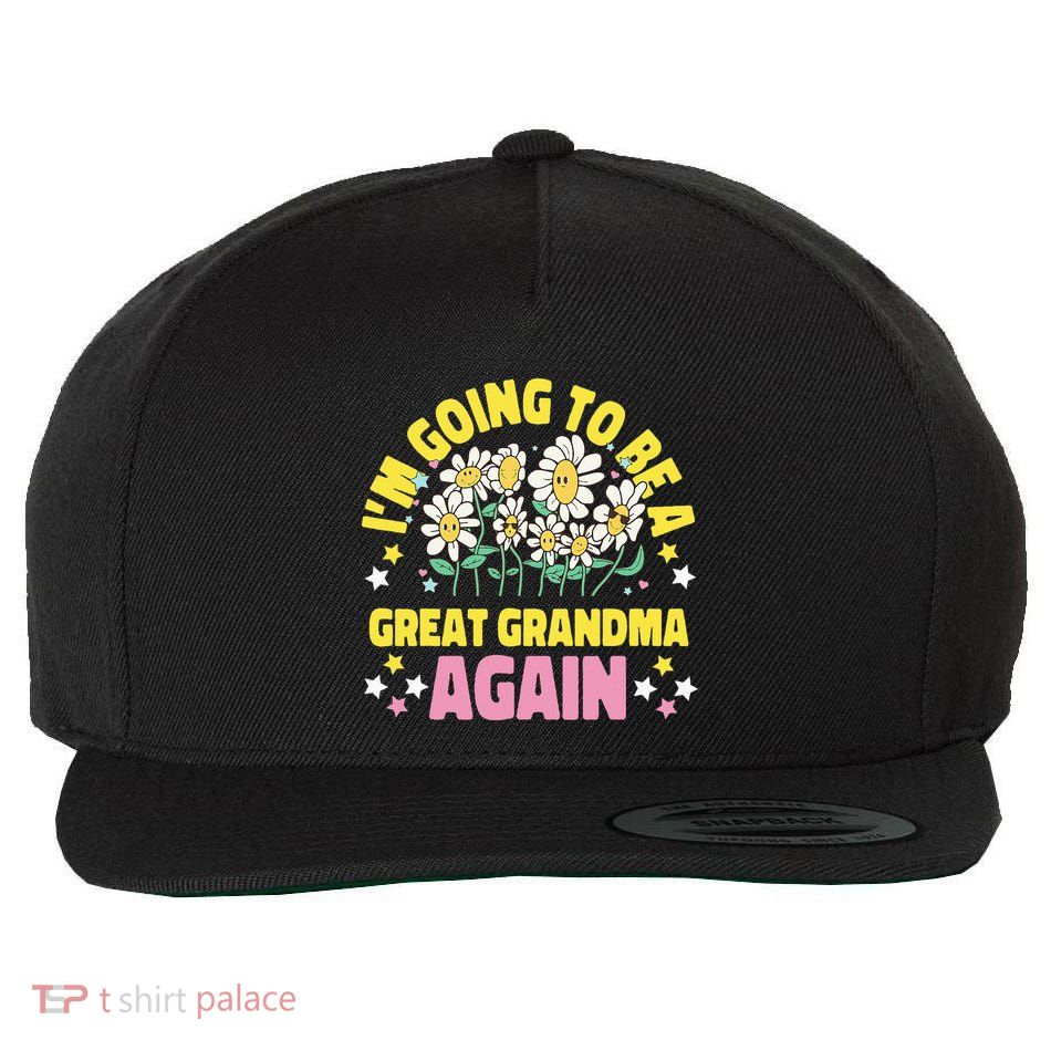 IM Going To Be A Great Grandma Again Wool Snapback Cap