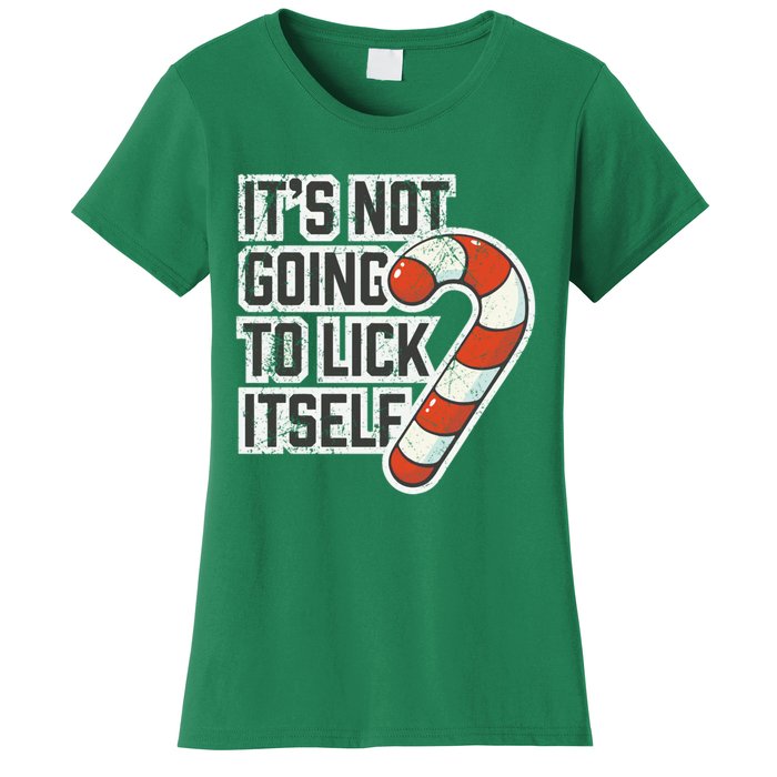 ItS Going To Lick Itself Christmas Women's T-Shirt