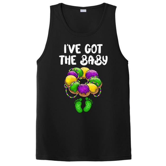 I Got The Baby Pregnancy Announcement Mardi Gras Family PosiCharge Competitor Tank