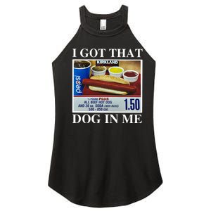 I Got That Dog In Me Keep 150 Dank Women's Perfect Tri Rocker Tank