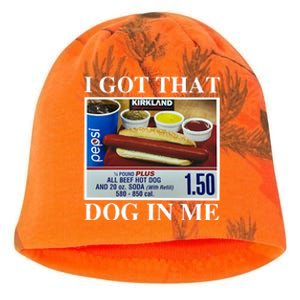 I Got That Dog In Me Keep 150 Dank Kati - Camo Knit Beanie