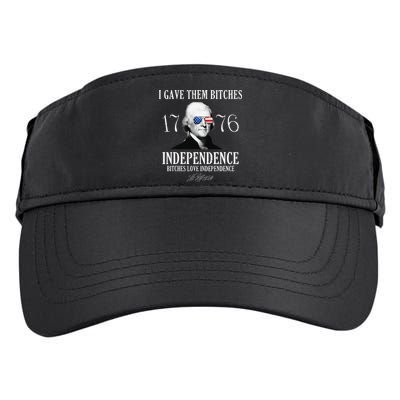 I Gave Them Bitches 1776 Independence Love Independence Adult Drive Performance Visor
