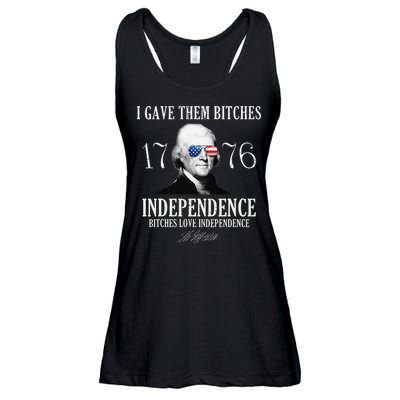 I Gave Them Bitches 1776 Independence Love Independence Ladies Essential Flowy Tank