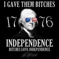 I Gave Them Bitches 1776 Independence Love Independence 16 in Basic Backpack
