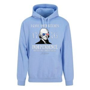 I Gave Them Bitches 1776 Independence Love Independence Unisex Surf Hoodie