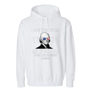 I Gave Them Bitches 1776 Independence Love Independence Garment-Dyed Fleece Hoodie