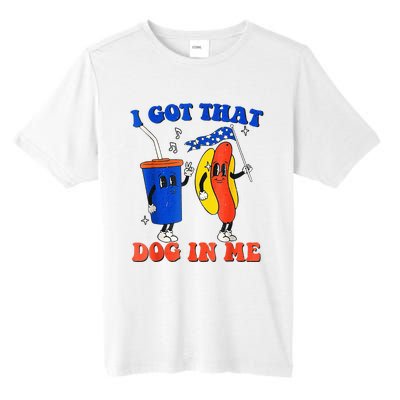 I Got That Dog In Me Funny Hot Dogs Combo 4th Of July Retro Tall Fusion ChromaSoft Performance T-Shirt