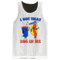 I Got That Dog In Me Funny Hot Dogs Combo 4th Of July Retro Mesh Reversible Basketball Jersey Tank