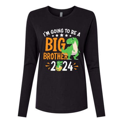 Im Going To Be A Big Brother 2024 Pregnancy Announcement Womens Cotton Relaxed Long Sleeve T-Shirt