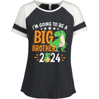 Im Going To Be A Big Brother 2024 Pregnancy Announcement Enza Ladies Jersey Colorblock Tee