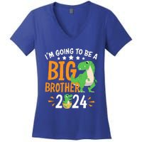 Im Going To Be A Big Brother 2024 Pregnancy Announcement Women's V-Neck T-Shirt