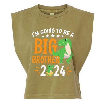 Im Going To Be A Big Brother 2024 Pregnancy Announcement Garment-Dyed Women's Muscle Tee