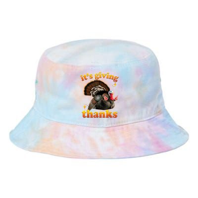 It’S Giving Thanks Turkey Thanksgiving Tie Dye Newport Bucket Hat