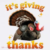 It’S Giving Thanks Turkey Thanksgiving Tall T-Shirt