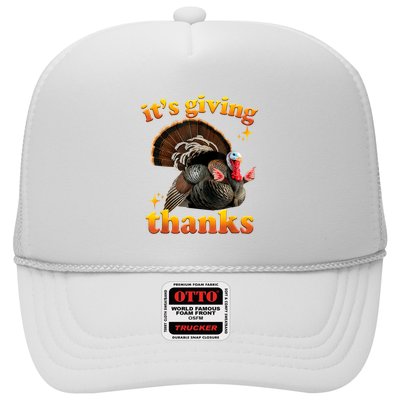 It’S Giving Thanks Turkey Thanksgiving Trucker Hat