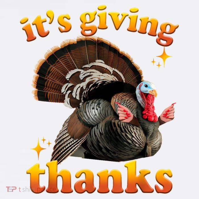 It’S Giving Thanks Turkey Thanksgiving Kids T-Shirt