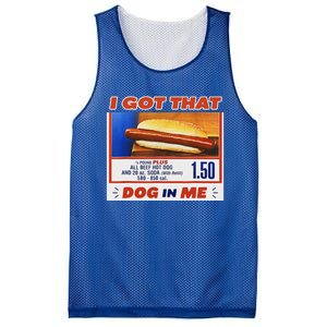 I Got That Dog In Me Hotdog Meme Viral Mesh Reversible Basketball Jersey Tank