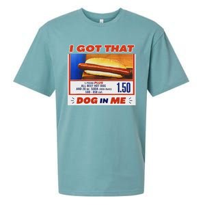 I Got That Dog In Me Hotdog Meme Viral Sueded Cloud Jersey T-Shirt