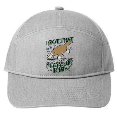 I Got That Platypus In Me 7-Panel Snapback Hat