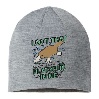 I Got That Platypus In Me Sustainable Beanie