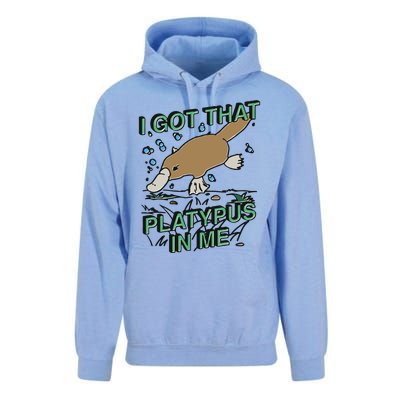 I Got That Platypus In Me Unisex Surf Hoodie