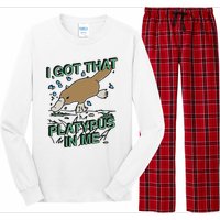 I Got That Platypus In Me Long Sleeve Pajama Set