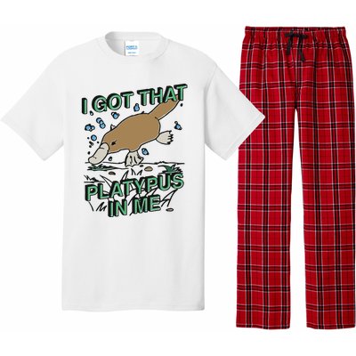 I Got That Platypus In Me Pajama Set