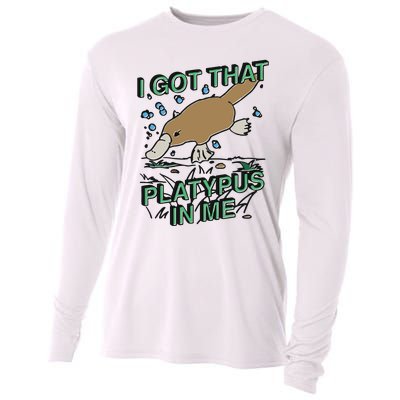 I Got That Platypus In Me Cooling Performance Long Sleeve Crew