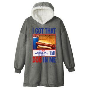 I Got That Dog In Me Funny Hotdogs Combo 4th Of July Dad Mom Hooded Wearable Blanket