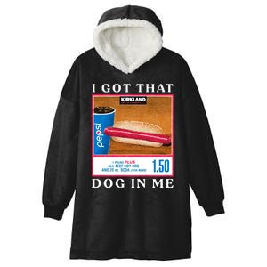 I Got That Hot Dog In Me Hot Dog Hooded Wearable Blanket