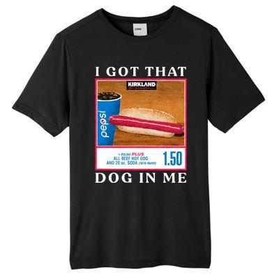 I Got That Hot Dog In Me Hot Dog Tall Fusion ChromaSoft Performance T-Shirt