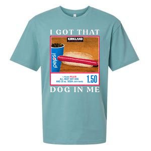 I Got That Hot Dog In Me Hot Dog Sueded Cloud Jersey T-Shirt