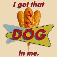 I Got That Corn Dog In Me Drawstring Bag