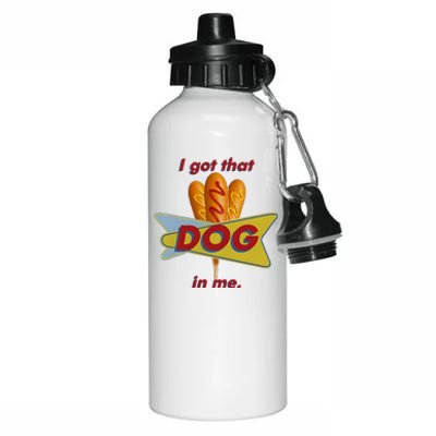 I Got That Corn Dog In Me Aluminum Water Bottle