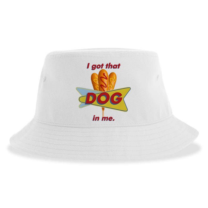 I Got That Corn Dog In Me Sustainable Bucket Hat