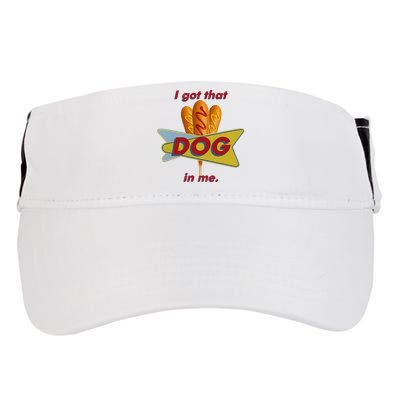 I Got That Corn Dog In Me Adult Drive Performance Visor