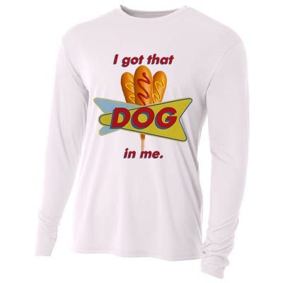 I Got That Corn Dog In Me Cooling Performance Long Sleeve Crew