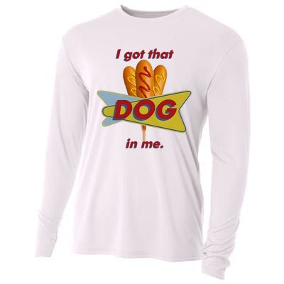 I Got That Corn Dog In Me Cooling Performance Long Sleeve Crew