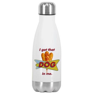 I Got That Corn Dog In Me Stainless Steel Insulated Water Bottle