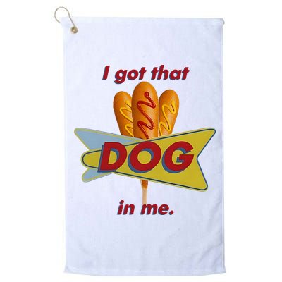 I Got That Corn Dog In Me Golf Towel